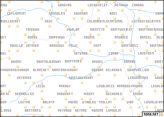 map of Ruisseau de Embrun